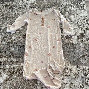 Quince Adorable Rainbow Baby Gown